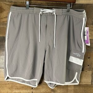 Reel Life Men’s Gray Boardwalk Shorts Size XXXL